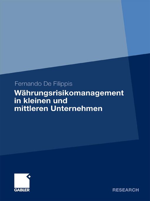 Cover image for Währungsrisikomanagement in kleinen und mittleren Unternehmen
